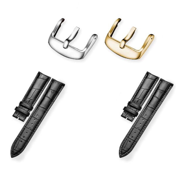 Stilrent Klockarmband i Läder (Krokodilmönstrat)