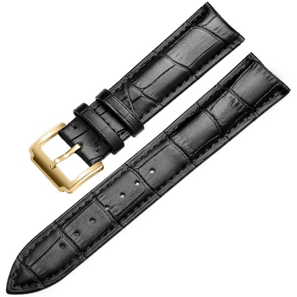 Stilrent Klockarmband i Läder (Krokodilmönstrat)