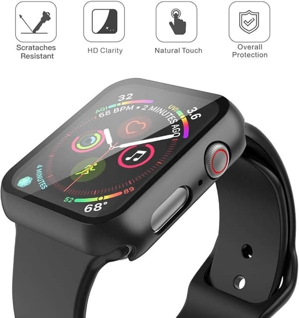 Kompatibelt Apple Watch Skärmskydd 41mm Series 9, 8, 7 – Hard PC