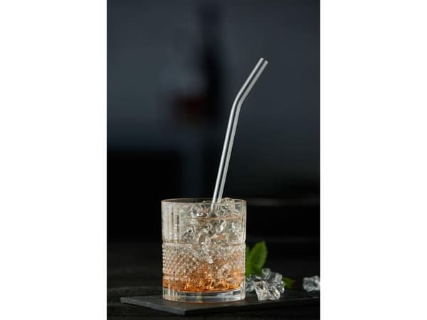 Sugrör 21,5 cm Glas 6 st Lyngby