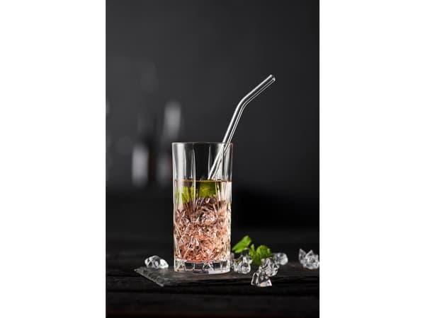 Sugrör 21,5 cm Glas 6 st Lyngby
