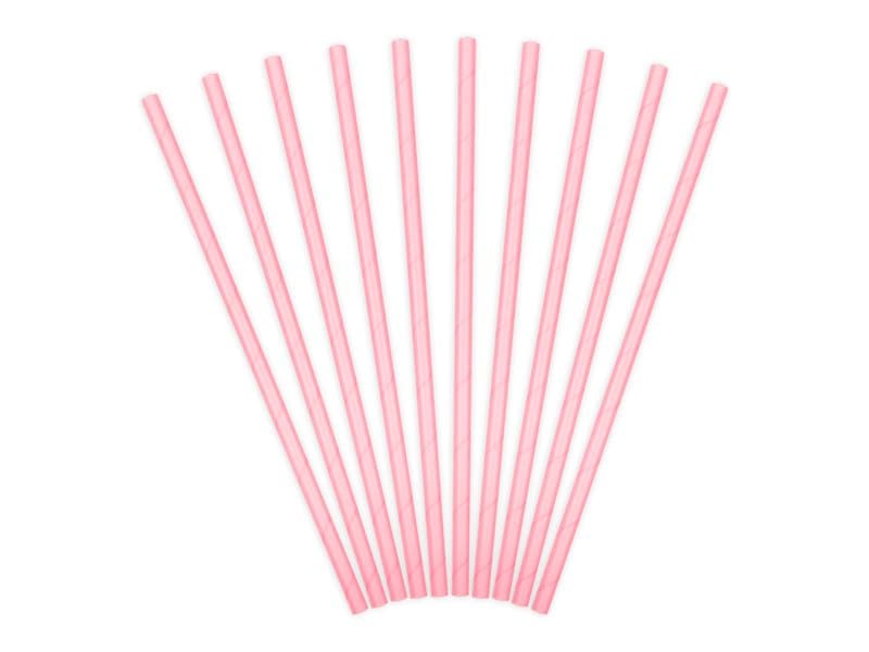 Sugrör Rosa, 10-pack