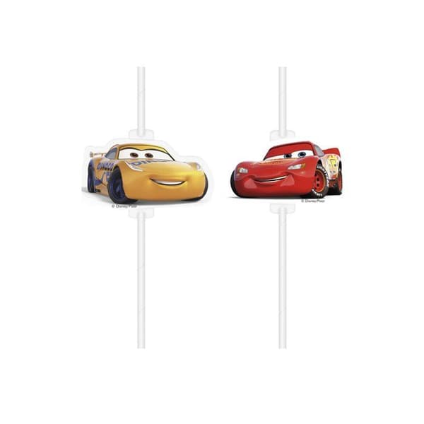 4 Pappersrör med Cars 3-motiv