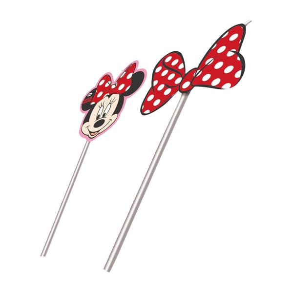 Disney Minnie Mouse Dotted Disposable Straws (Pack of 6)