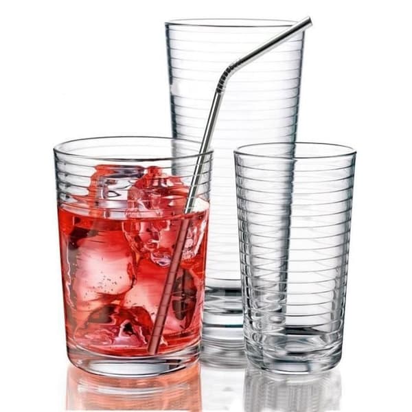 Set med 8 sugrör i rostfritt stål Långa 10,5 tum metallsugarrör för 20 30 oz rostfria tumlare kalla drycker
