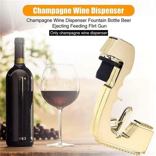 svart färg Wine Spray Gun Champagne ölflaska, Slitstark Spray Gun