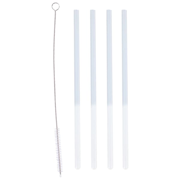 Alpina 4-pack glassugrör med rensborste
