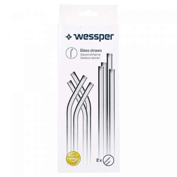 Flera Wessper glasrör 8 stycken + 2 stycken rengöringsmedel