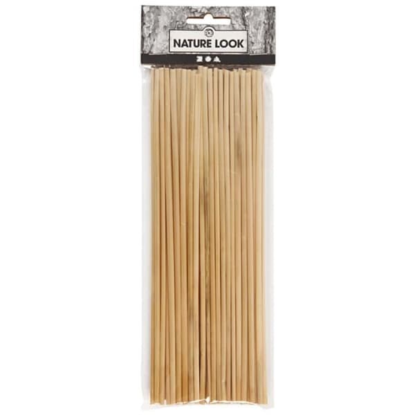 Strån - Ej specificerat - 22 cm - Paket med 50 - Vit färg - Kreativa dekorationer