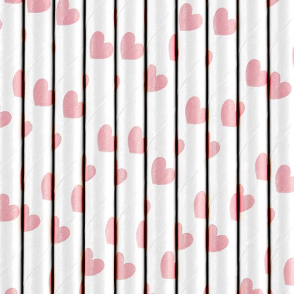 Paperipillit, vaaleanpunainen, 19,5 cm (1 pakkaus / 10 kpl)