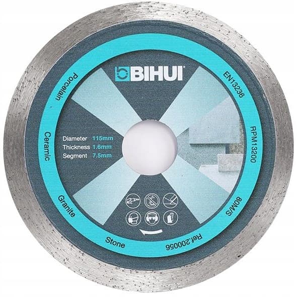 BIHUI DIAMANT VÅTSKÄRBLAD 115 MM DCBG115