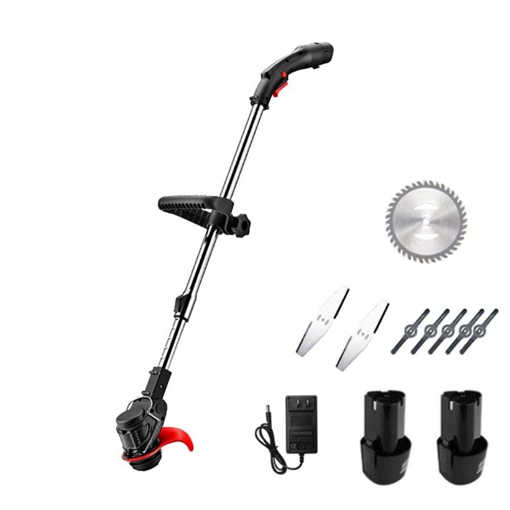Grästrimmer med batteri - Trådlös - 1280W - 48V - Gräsklippare - Trimmer - Inkl. tillbehör