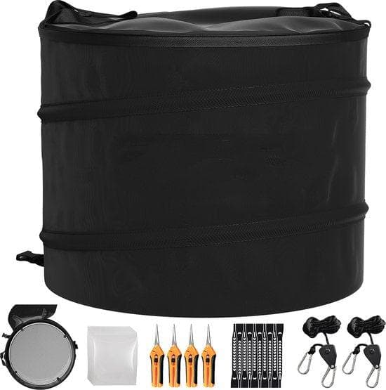 Kit för torr trimning - med 1 trimningspåse 1 par ratchethängare 10 paket kalkonpåsar och 10 dragkedjor - för bladknoppar och blommor