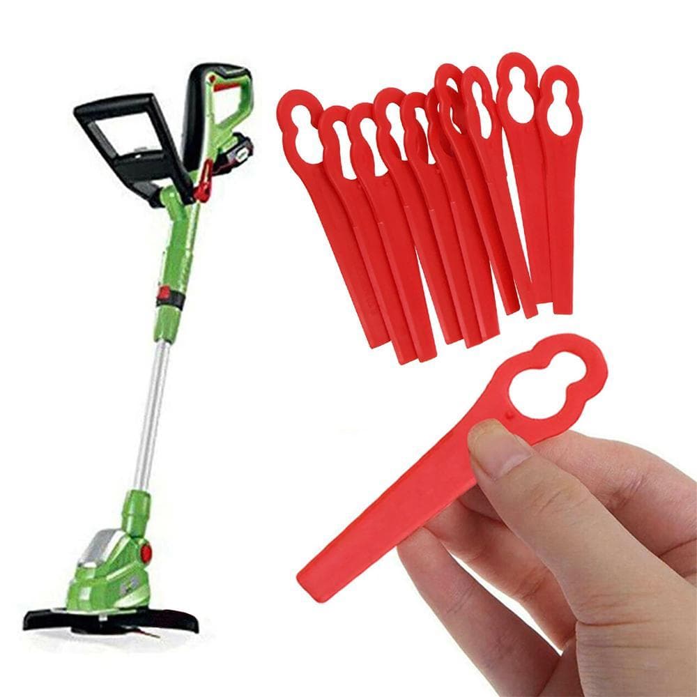 10-Pack Kniv till grästrimmare / Tillbehör till grästrimmare