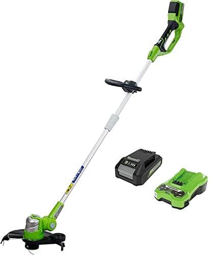 24V GREENWORKS G24LT30MK2 premium græstrimmer - Opladersæt + 2Ah batteri - 2100007UA