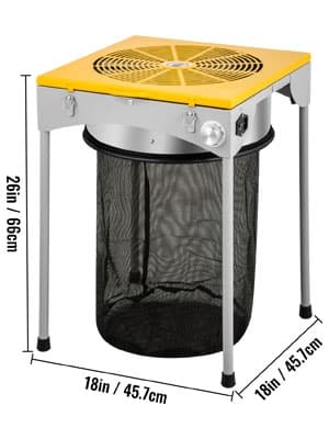 60W 18" automatisk knopptrimmer, 3 hastigheter, effektiv och säker, utbytbara stålblad, stabil drift, lätt att använda och rengöra