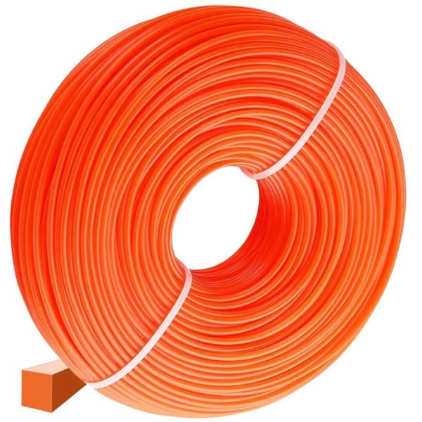 Gardenix - G/TRZTK30050K - Fyrkantig nylonskärlinje för röjskärare 3 mm x 50 m