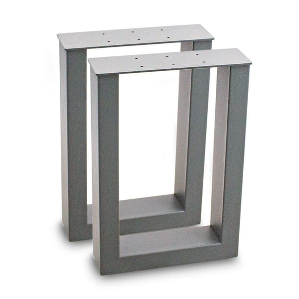 Moderna snygga ben f�r bord och b�nkskivor, 40x43cm, gr?