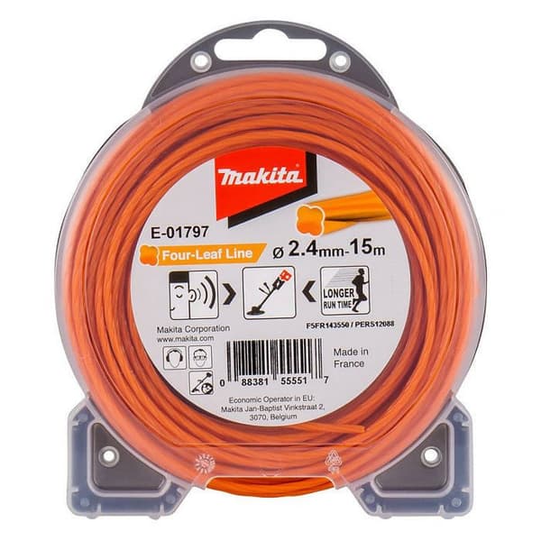 MAKITA E-01797 skruvlinje för röjsåg Ø2,4mm 15m