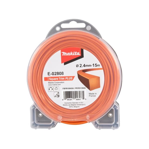Square Trim+ MAKITA fyrkantig tråd 2,4 mm x 15 m - E-02808