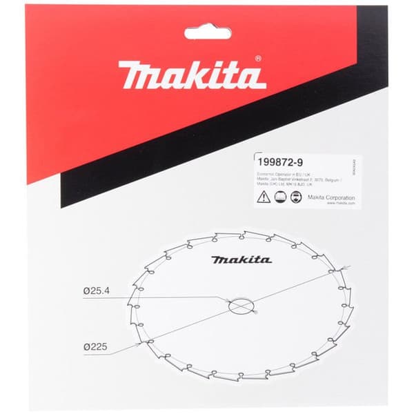 Blad för röjsåg MAKITA 199872-9 255xX25.4x1.8mm 24T