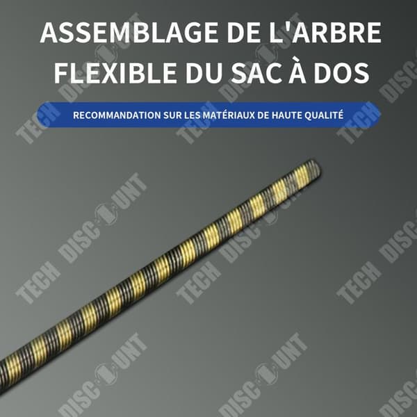 TD® Flexibelt skaft för röjsax 89cm Diameter 8mm Drivaxel för trimmer Flexibelt skaft för röjsax