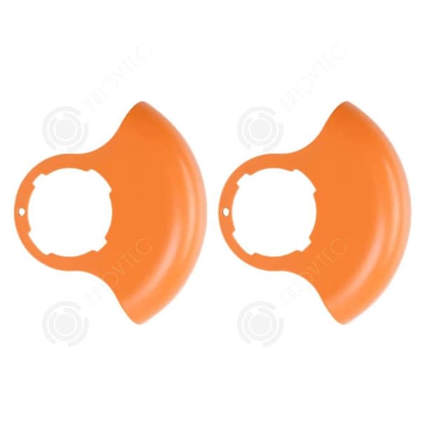 INN Skydd för grästrimmers 2st 15cm orange universal gräsblockerare plast orange färg tillbehör för gräsklippare