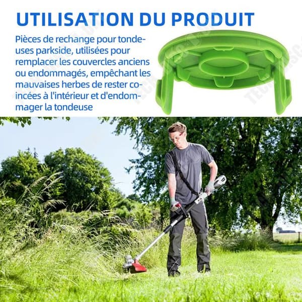 TD Spool Cover Trimmer Spool Spool Line för trimmers för sladdlösa trimmers Spool x8 Lock x2 Standby