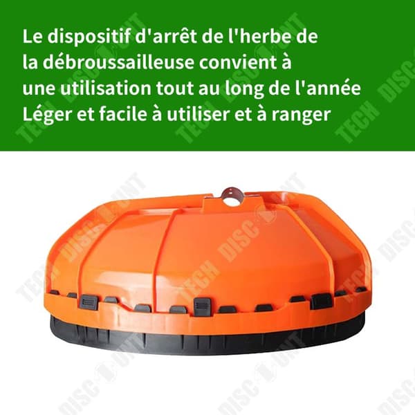 TD Tillbehör skydd i plast för gräsklippare 28.5x18cm Orange tillbehör gräsklipparskydd