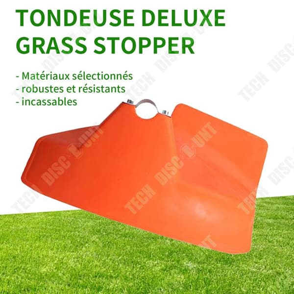 TD Tillbehör skydd i plast för gräsklippare 28.5x18cm Orange tillbehör gräsklipparskydd