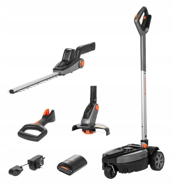 3-i-1, 12V, 4,0 Ah, plæneklipper, saks, trimmer.