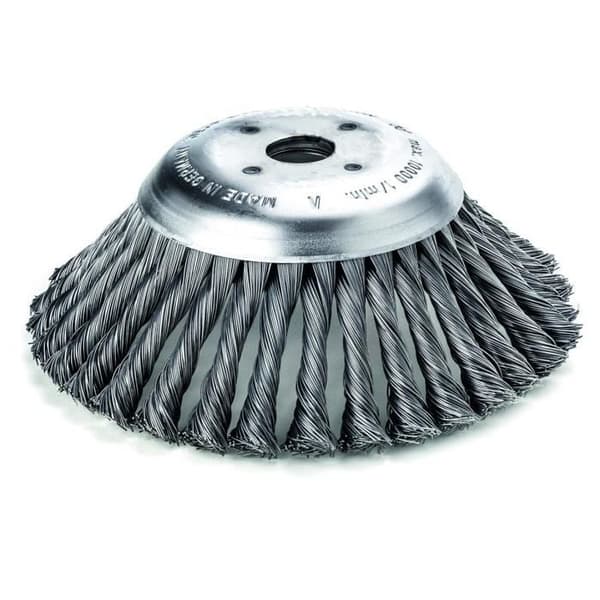 RATIOPARTS Vildgräsborste 170 mm 32 x 0,5 mm Flätor 20 mm ogräsavstötande Bore Silver - 6-5621