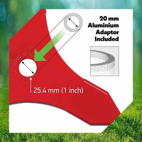 Speciell rakbladsgrad 300 mm. Tjock 4 mm. Oreon