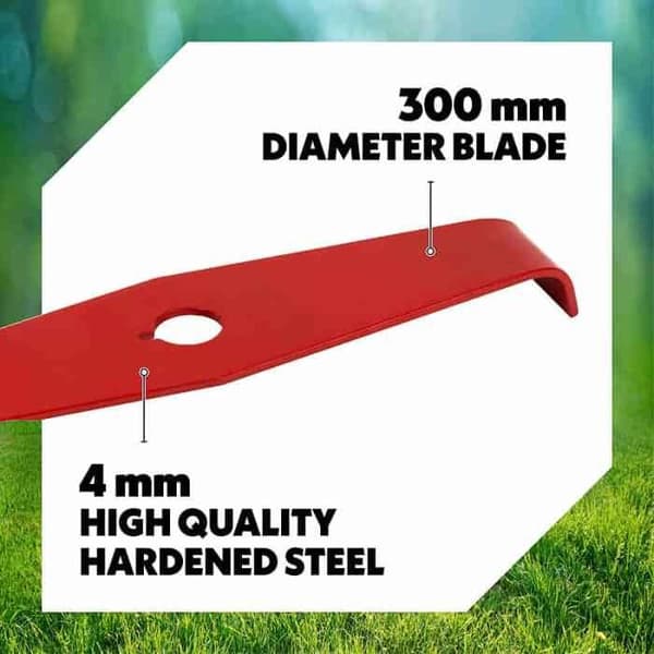 Speciell rakbladsgrad 300 mm. Tjock 4 mm. Oreon