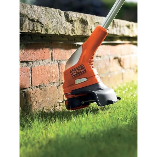 BLACK+DECKER 23 cm Græstrimmer - med 18 V 2 Ah batteri - GLC1823L20-QW - 180° drejeligt hoved
