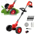 Miniatyrbild 2 av 2: 21V Sladdlös Grästrimmer, Justerbar Längd 90-120 cm, 18000 RPM Hastighet,EU, 1 Batteri