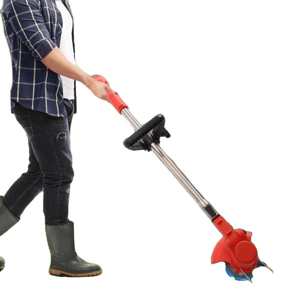 Plæneklipper, 600W kobbermotor, justerbar længde 90-120 cm, trådløs design