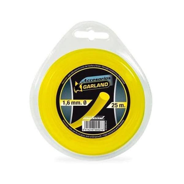 Distributör - GARLAND - 71021R1524 - Nylon 15 m - 2,4 mm Ø - Röjsåg