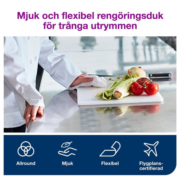 Rengöringsduk TORK Pre W8 Mjuk 55/fp