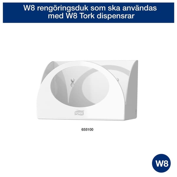 Rengöringsduk TORK Pre W8 Mjuk 55/fp
