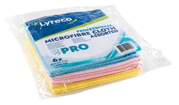 Microfiberduk LYRECO P 40x40cm sor 6/fp