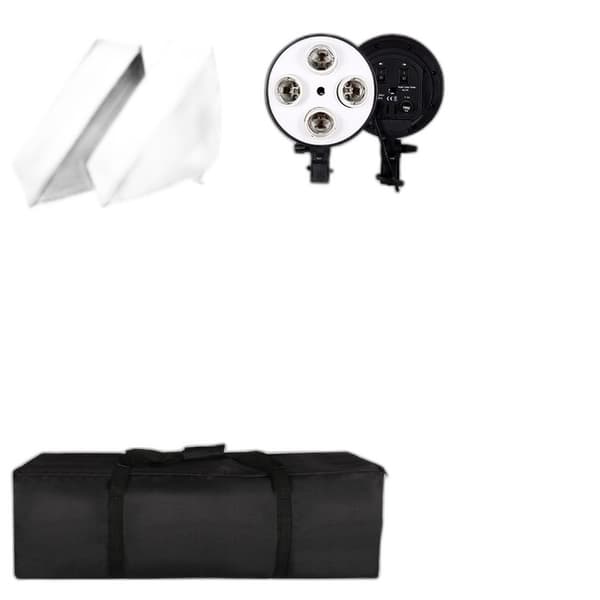 Valokuvausvalaisinsetti, neljän lampun softbox, 8 kpl lamppua, SH-RGX-02-06 SH-RGX-02-28