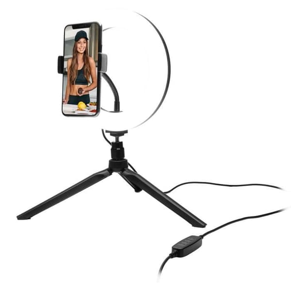 Kit Vlogging - Bigben - Stativ och LED-lampa - Stort format - För vloggare och fotografer