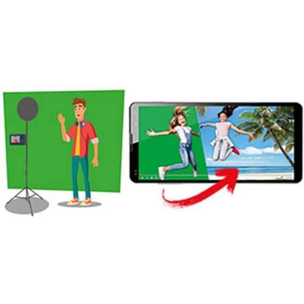 Easypix MyStudio greenscreen 62020 fotostudiosats 1 st
