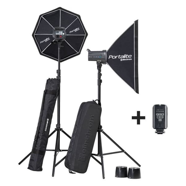 Elinchrom kit studio belysning dlite rx 4 softbox att ta med
