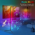 Miniatyrbild 4 av 6: LED-golvlampa, 150 cm Bluetooth, musiksynkronisering, app-styrd fjärrkontroll, vardagsrumsinredning, sovrum, spelrum
