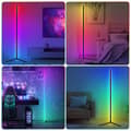 Miniatyrbild 5 av 6: LED-golvlampa, 150 cm Bluetooth, musiksynkronisering, app-styrd fjärrkontroll, vardagsrumsinredning, sovrum, spelrum