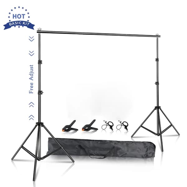 Bakgrundsställning, justerbar storlek, Chromakey-stödsystem, 2600X3000, Grundpaket 1