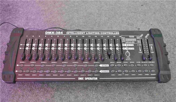 DMX512 Controller, 384 Kanaler, Selvstændigt Design