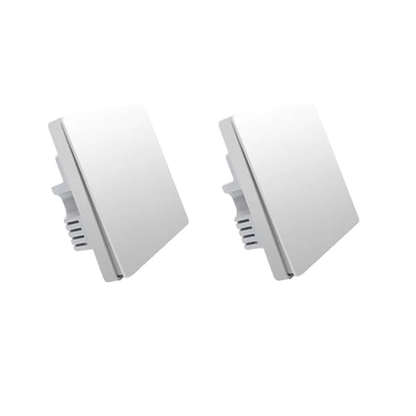 Aqara Älykäs Seinäkytkin, Zigbee-yhteensopiva, Korkea Kuormituskapasiteetti,2 kpl ei neutraali-2Avain